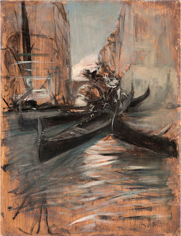 Venetsian kanava - Giovanni Boldini