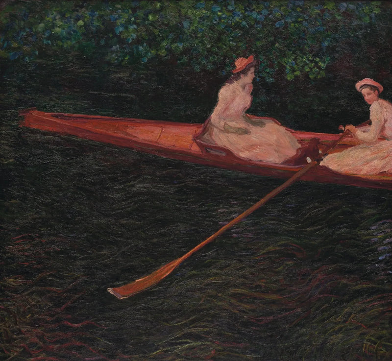 Kanoottina Epte-joella - Claude Monet