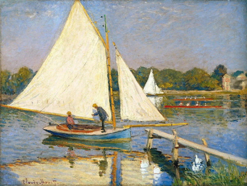 Veneilijät Argenteuil W324 - Claude Monet