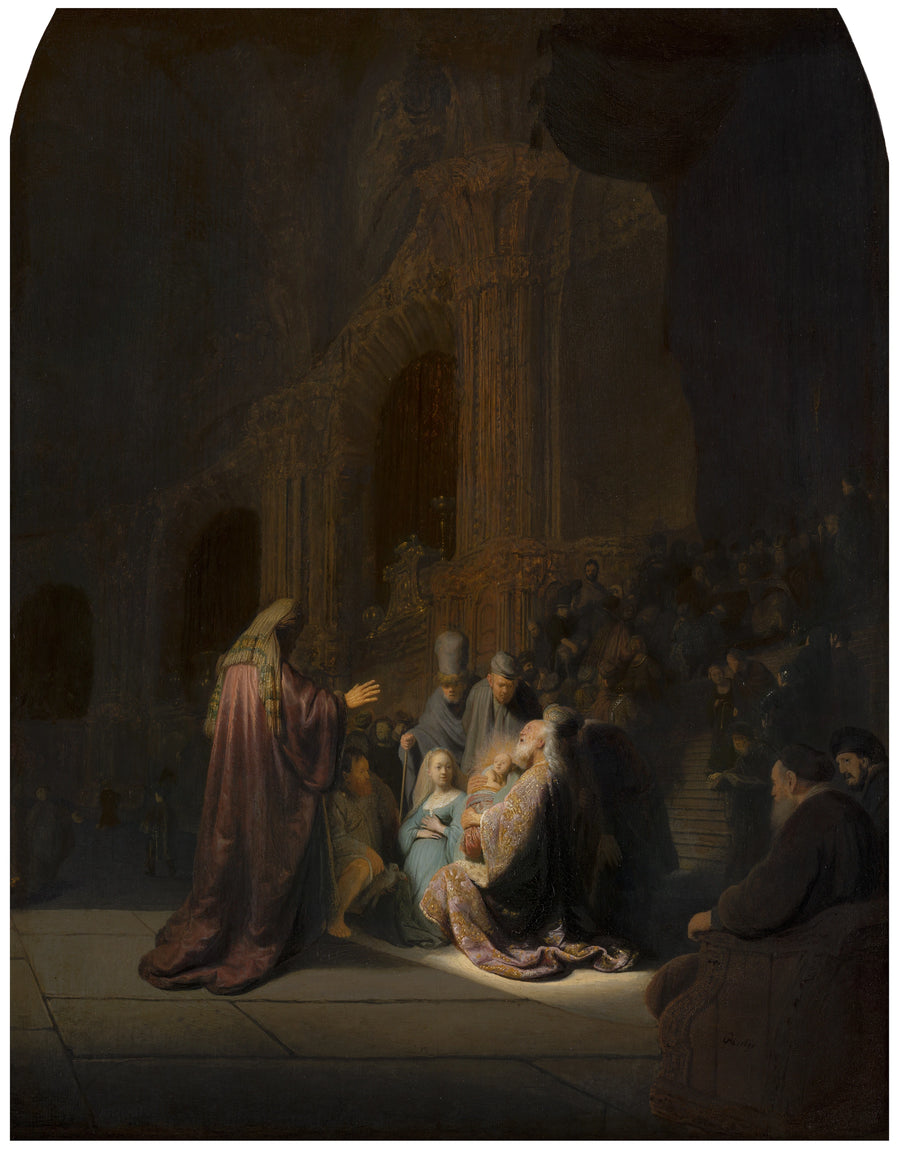 Syméon temppelissä - Rembrandt