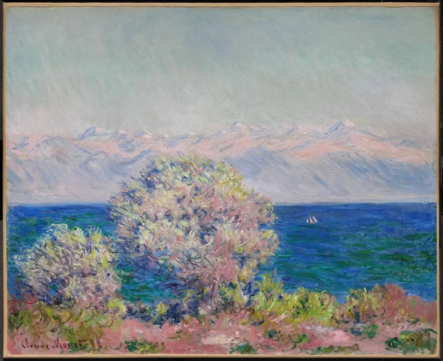 Cap d'Antibesissa mistral-tuulella - Claude Monet