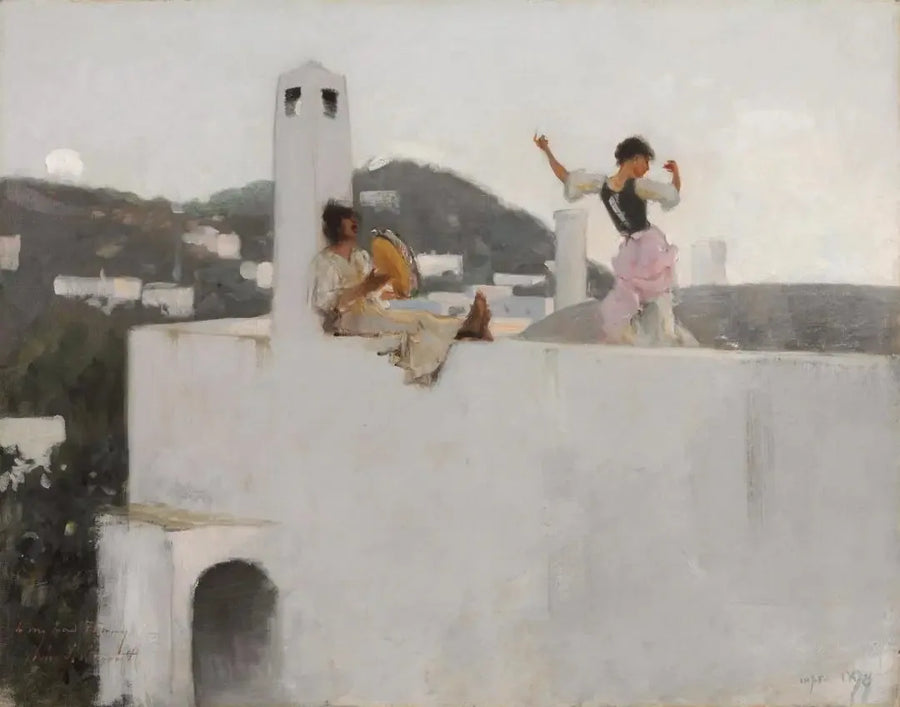 Capri-tyttö katolla - John Singer Sargent