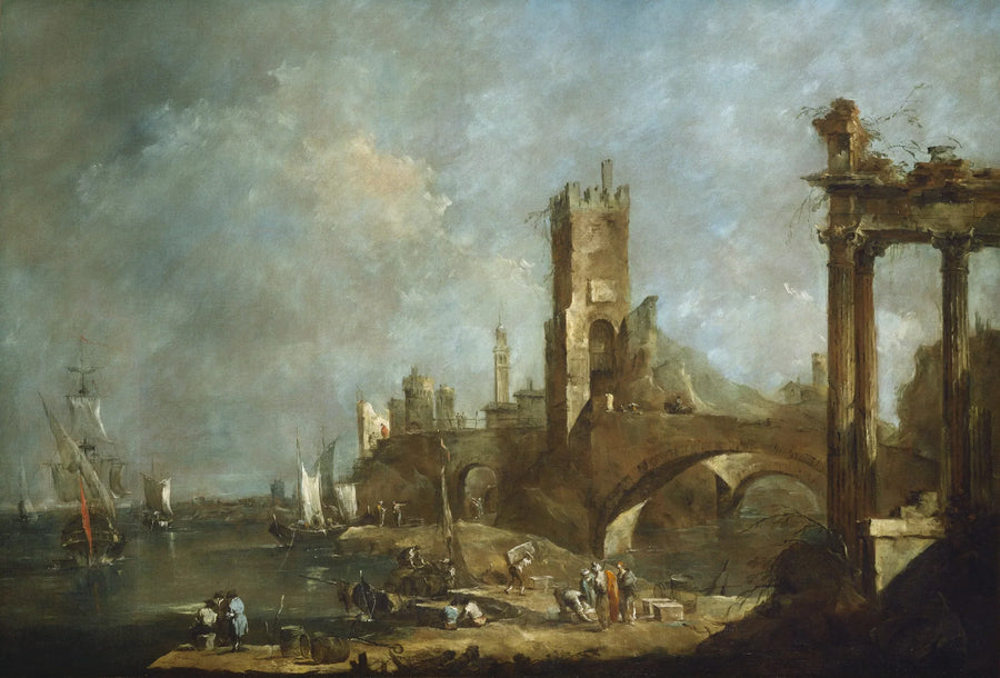 Sataman kujeilu - Francesco Guardi
