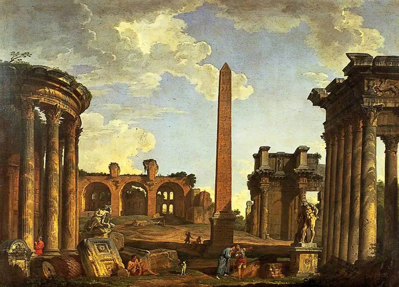 Ranskalainen capriccio - Giovanni Paolo Panini