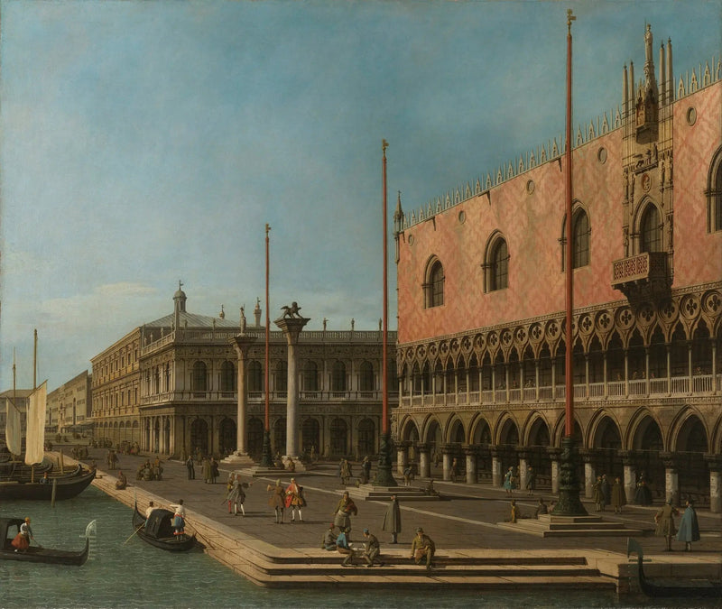 Molen ja Dogen palatsin kepeys - Canaletto