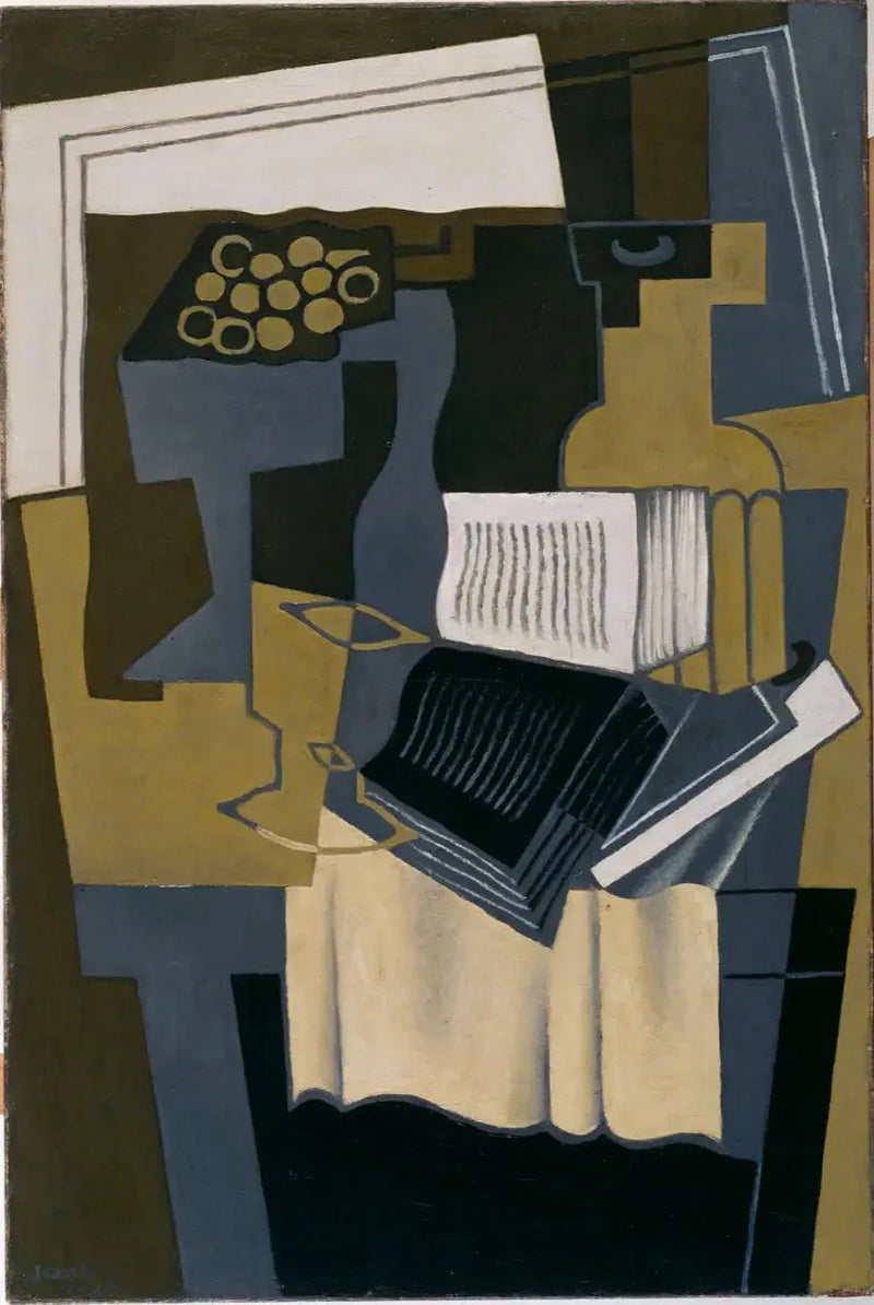 Kannu ja kirja - Juan Gris
