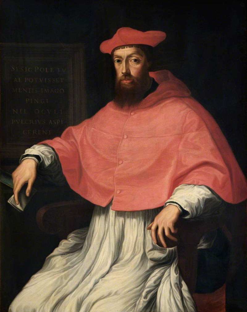 Cardinal Reginald Pole (1500–1558), Canterburyin arkkipiispa - Sebastiano del Piombo