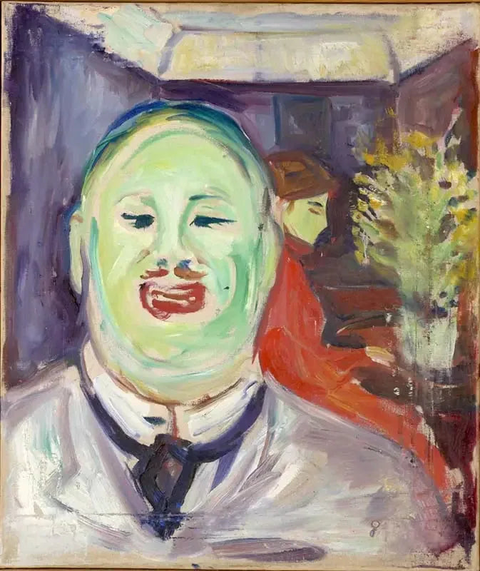 Henrik Lundin karikatyyri - Edvard Munch