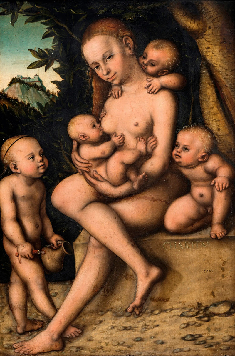 Caritas (Charité) - Lucas Cranach vanhempi