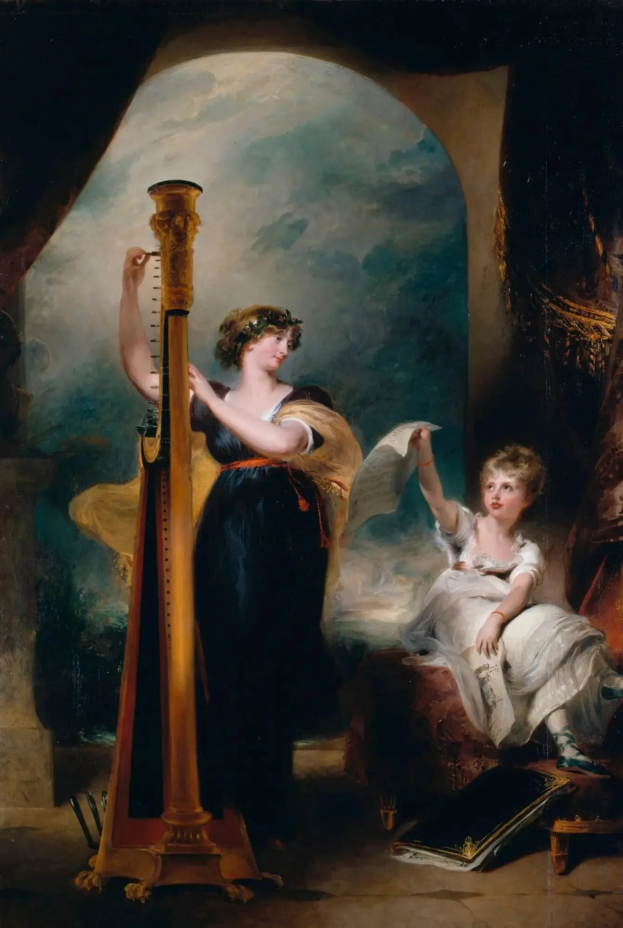 Caroline, Walesin prinsessa, ja Charlotte-prinsessa - Thomas Lawrence