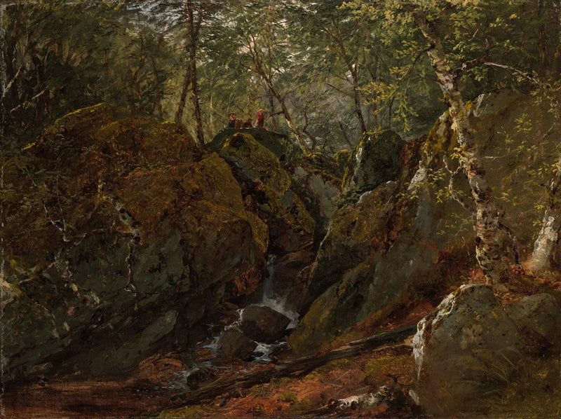 Catskillin vesiputous - John Frederick Kensett