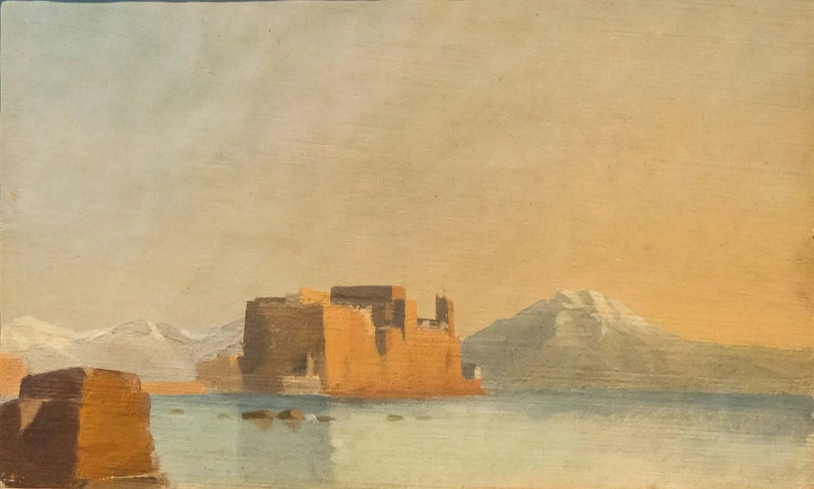 Ovo-linna ja Napolinlahti - Edgar Degas