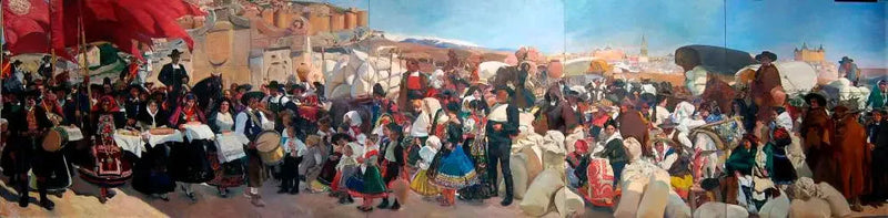 Castille, leipäjuhla - Joaquín Sorolla