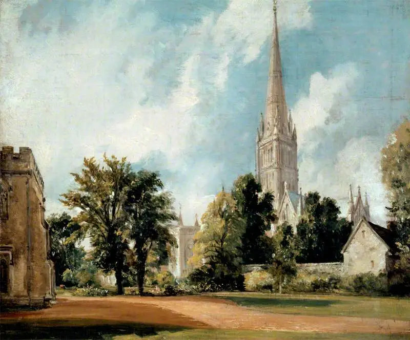 Salisburyin katedraali aidan takaa - John Constable