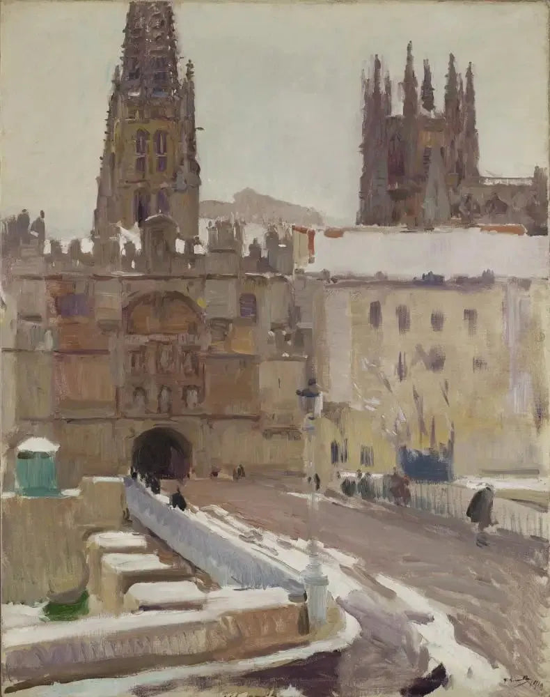 Santa María katedraali ja ovi, Burgos - Joaquín Sorolla