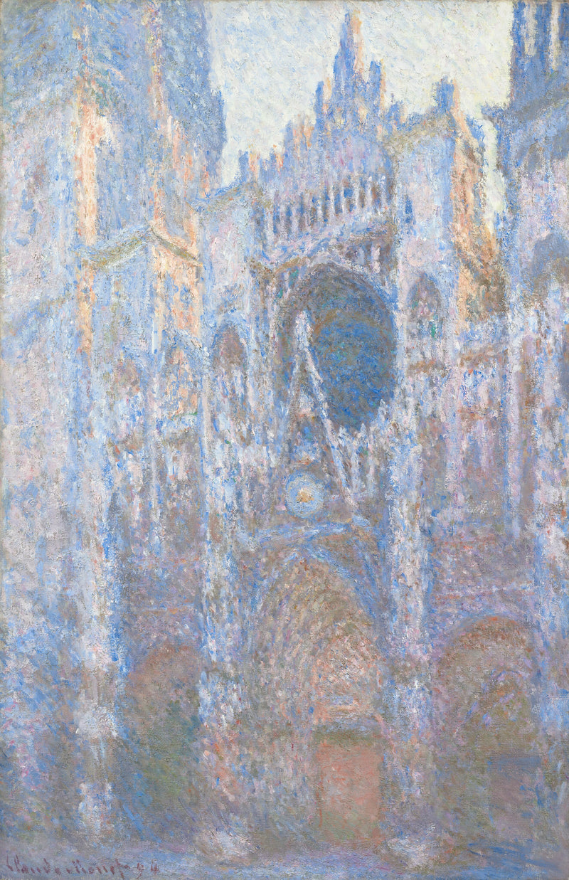 Rouenin katedraali, länsijulkisivu W1351 - Claude Monet