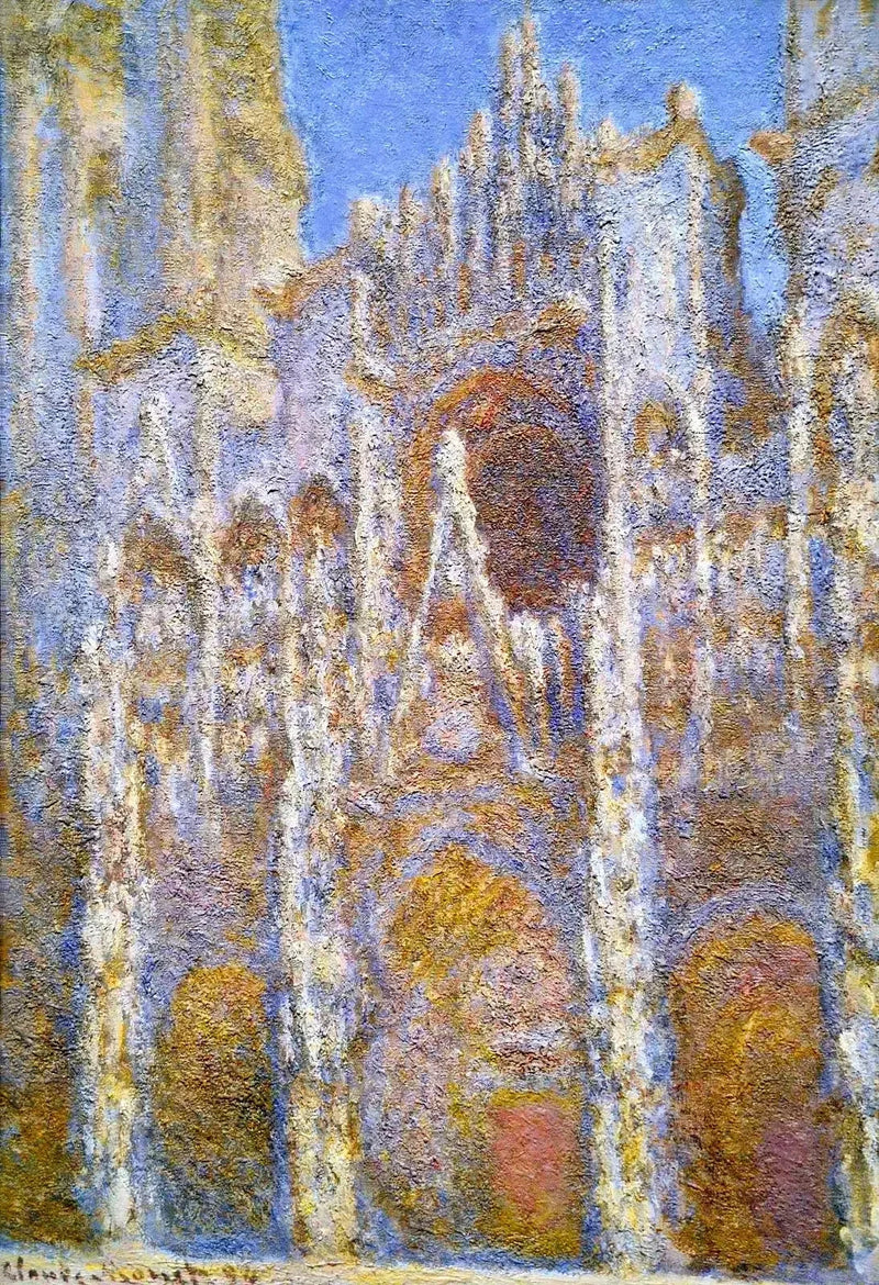 Rouenin katedraali, aurinkotehoste W1356 - Claude Monet
