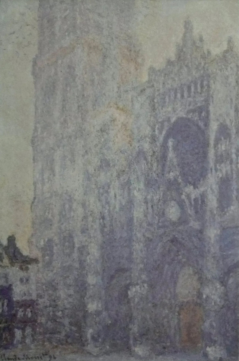 Rouenin katedraali, valkoinen harmonia W1346 - Claude Monet