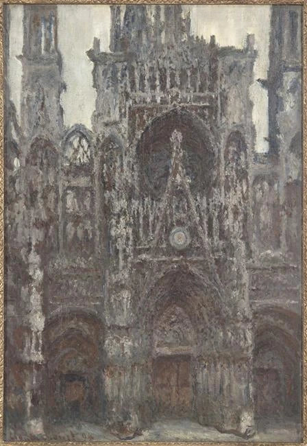 Rouenin katedraali, Brown Harmony W1319 - Claude Monet