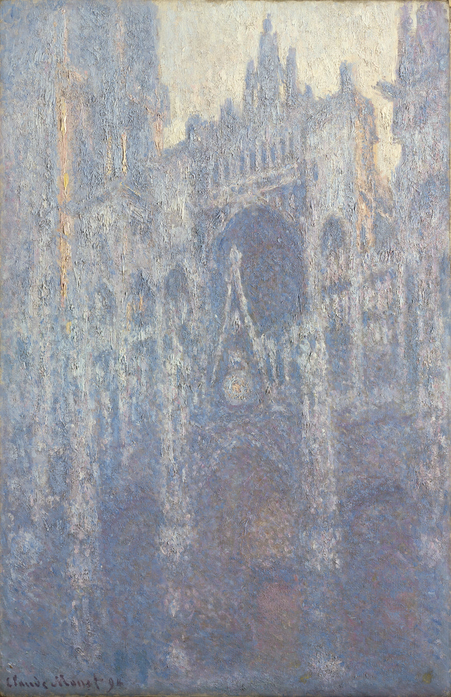 Rouenin katedraali, portti, aamun vaikutelma - Claude Monet