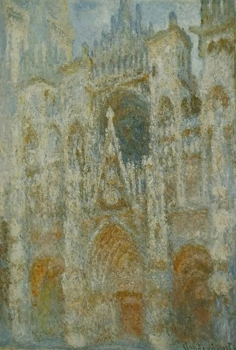 Rouenin katedraali, aamuaurinko W1355 - Claude Monet