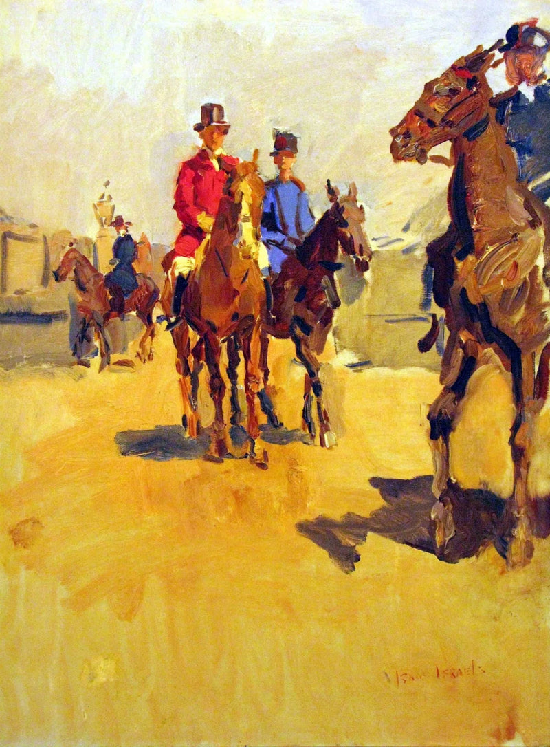 Ratsastajat ja hevoset - Isaac Israel
