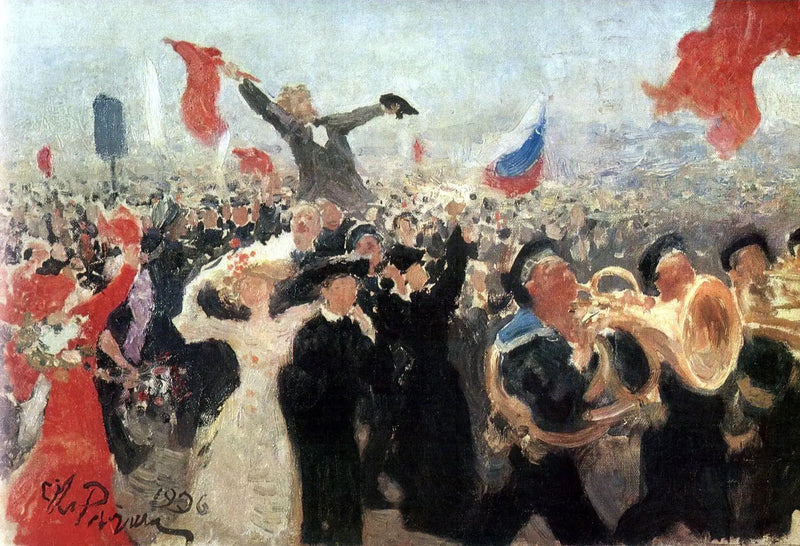 17. lokakuuta 1905 manifestin juhlistaminen - Ilya Repin