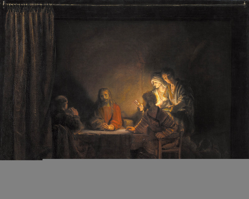 Kristus ja opetuslapset (Emmaus-illallinen) - Rembrandt