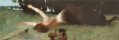 Reproduction du tableau « Centaure Ivrogne - Franz von stuck » par Alpha Reproduction en peinture à l’huile