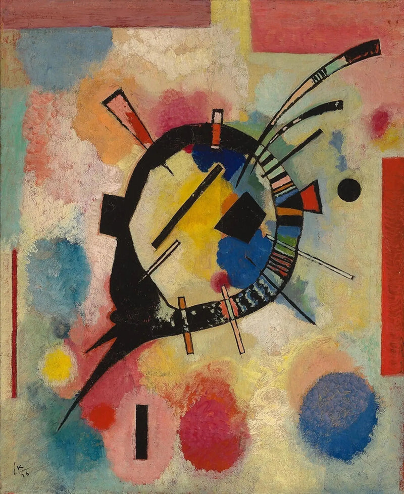 Keltainen keskus - Vassily Kandinsky