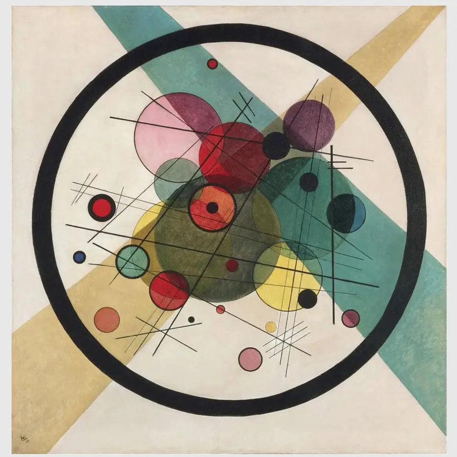 Ympyröitä ympyrässä - Vassily Kandinsky