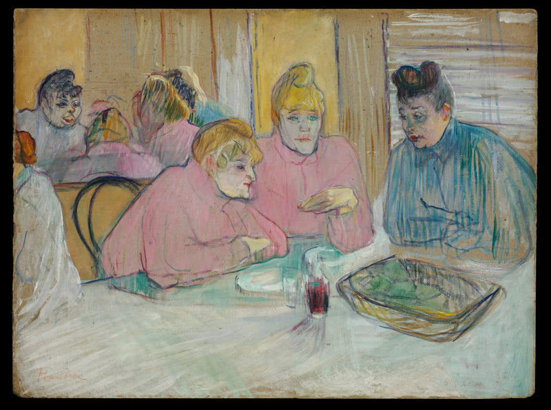 Nämä naiset ruokasalissa - Henri de Toulouse-Lautrec