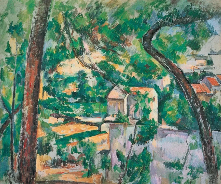 Kieroutunut puu - Paul Cézanne