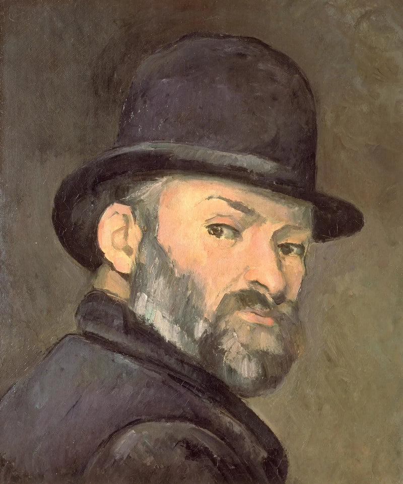 Cezanne bowler-hatissa - Paul Cézanne