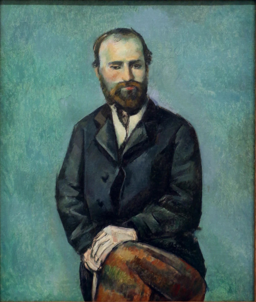 Taiteilijan muotokuva, valokuvan mukaan - Paul Cézanne