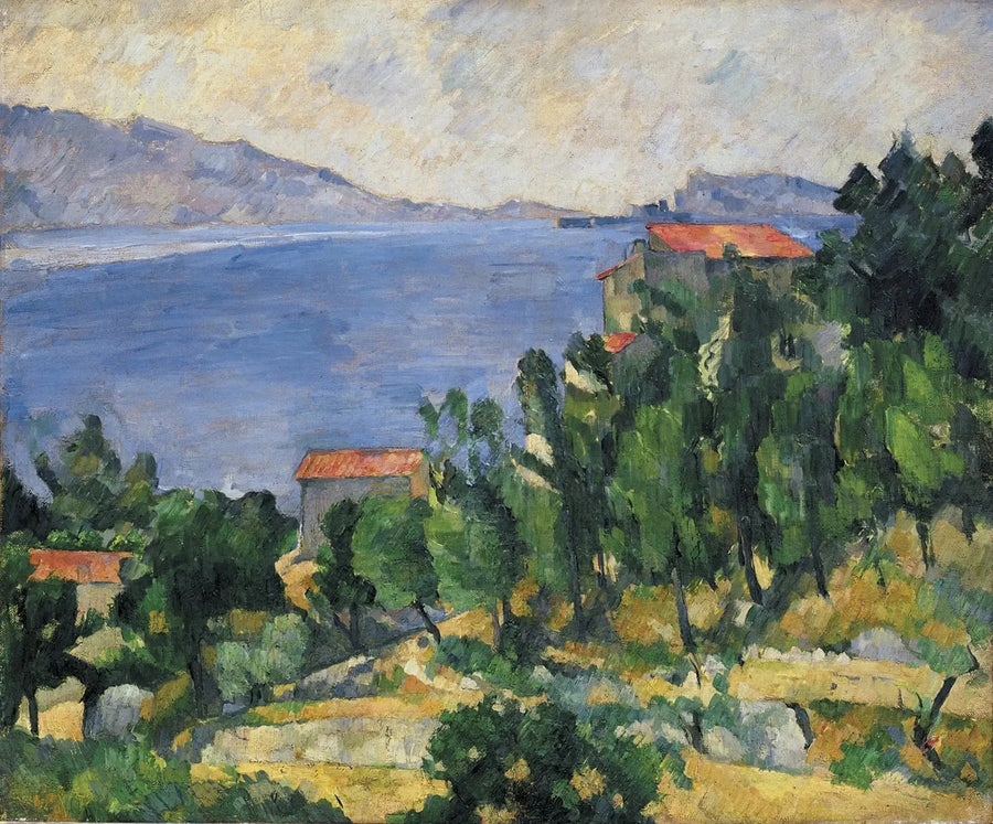 Estaquen lahti itästä nähtynä - Paul Cézanne