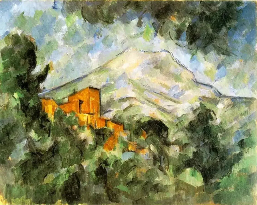 Pyhä-Victoire-vuori ja Château Noir - Paul Cézanne