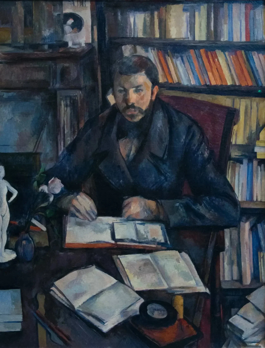 Gustave Geffroyn muotokuva - Paul Cézanne