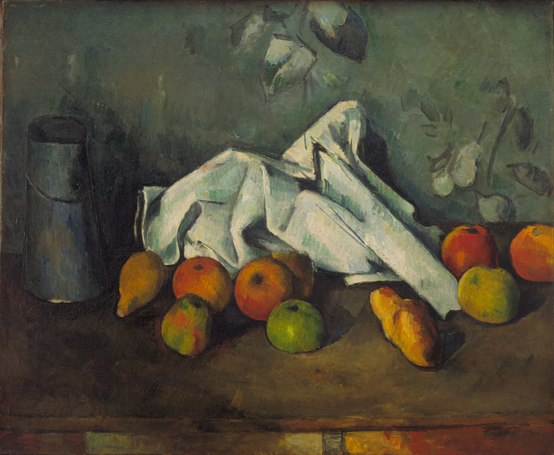 Maitolaatikko ja omenat - Paul Cézanne