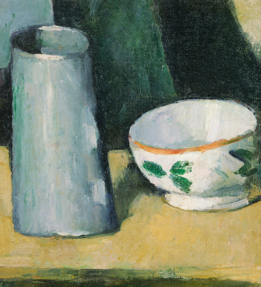 Kulho ja maitopurkki - Paul Cézanne
