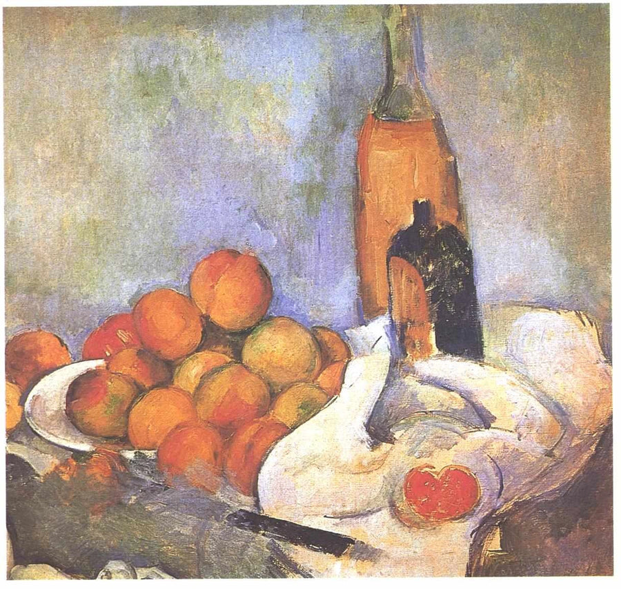 Pullot ja persikat - Paul Cézanne