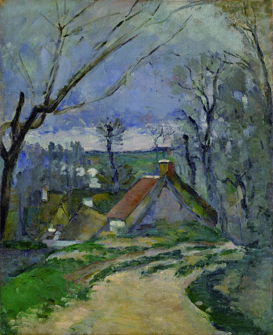 Auvers-sur-Oisen mökit - Paul Cézanne