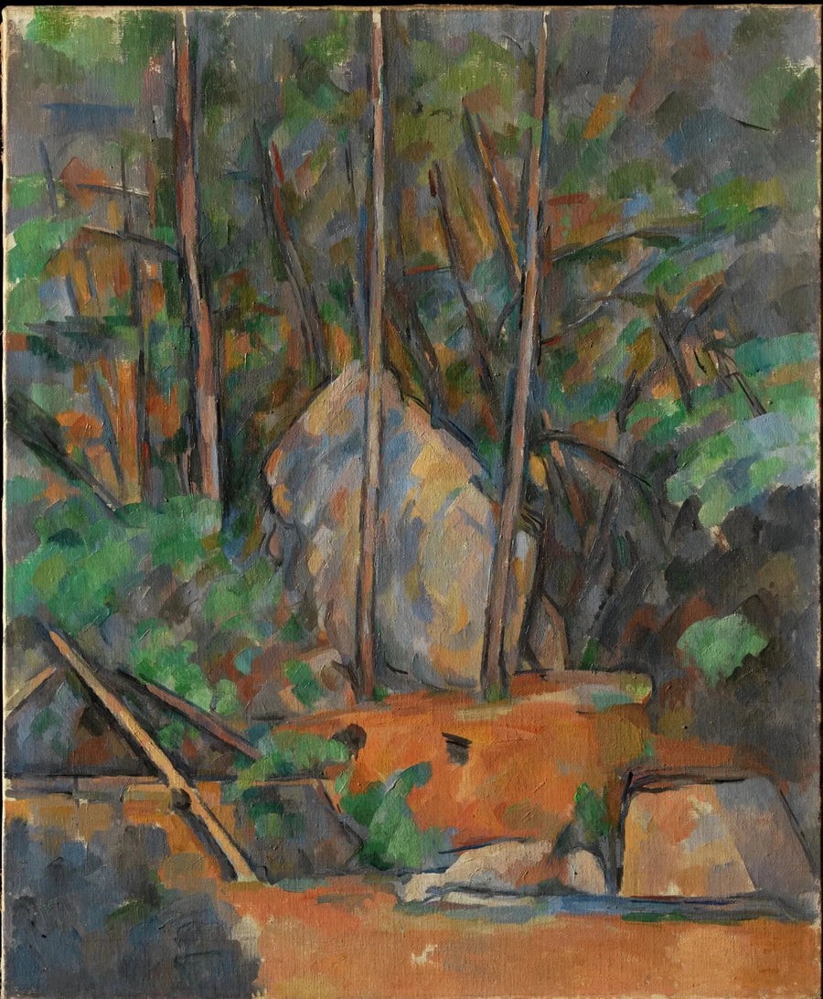 Säiliö Mustan linnan puistossa - Paul Cézanne