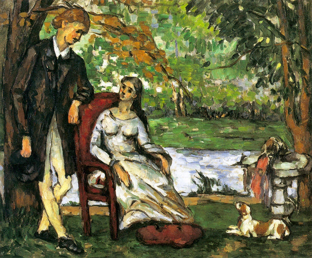 Keskustelu, 1872 -1873 - Paul Cézanne