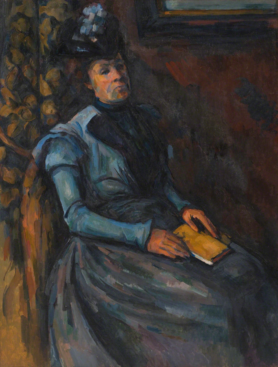 Kirjaa pitävä nainen - Paul Cézanne