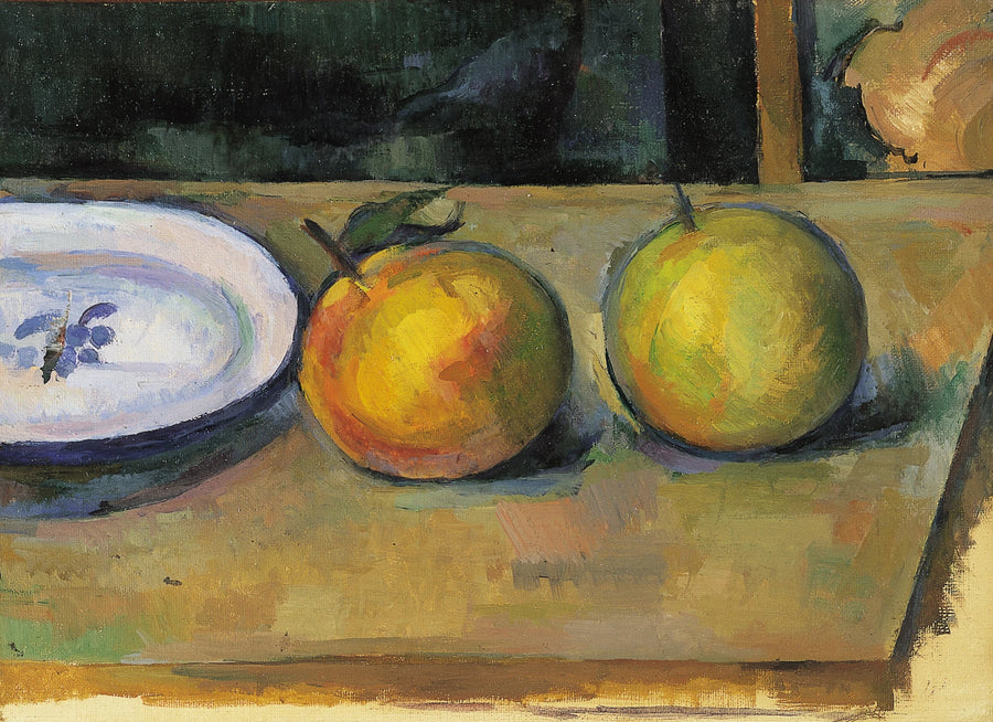 Kaksi omenaa pöydällä - Paul Cézanne