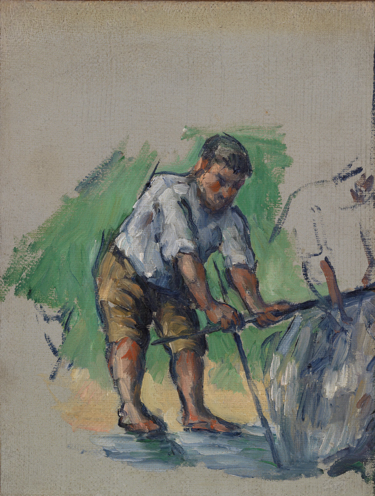 Le Foreur, noin 1873 -1874 - Paul Cézanne