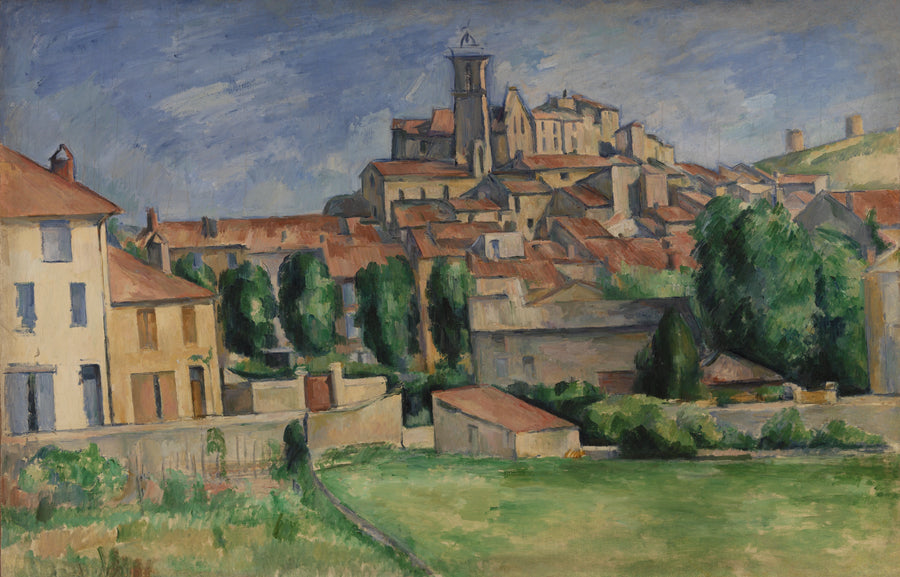 Gardanne (vaakakuva). - Paul Cézanne
