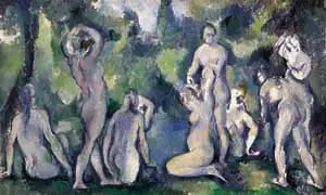 Uimareiden ryhmä - Paul Cézanne