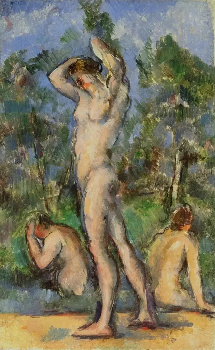 Kylpy - Paul Cézanne